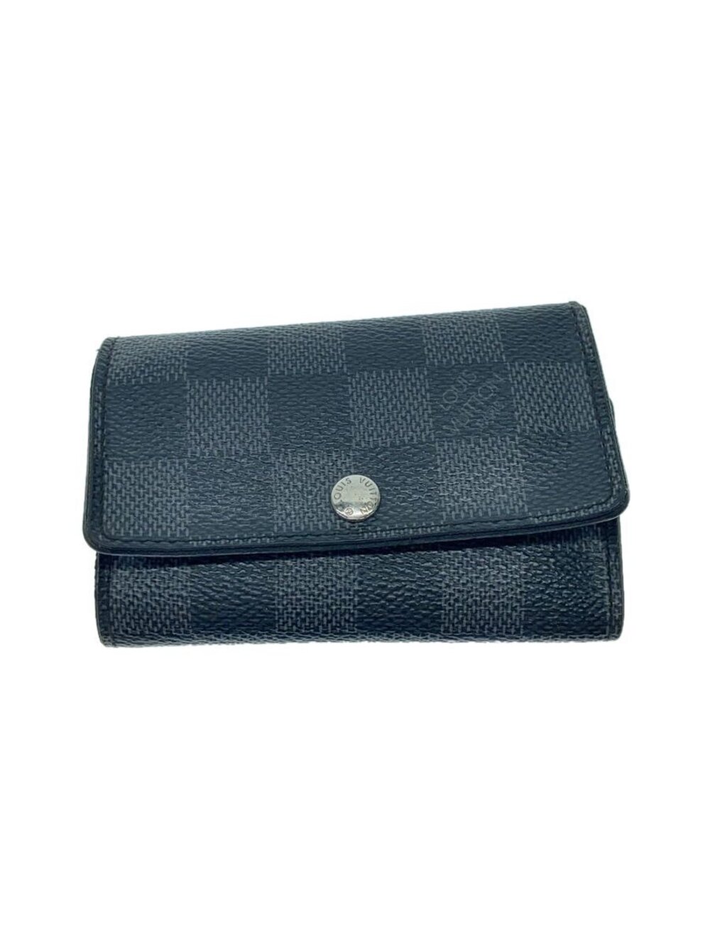 LOUIS VUITTON Multicles Damier Graphite Black Leather